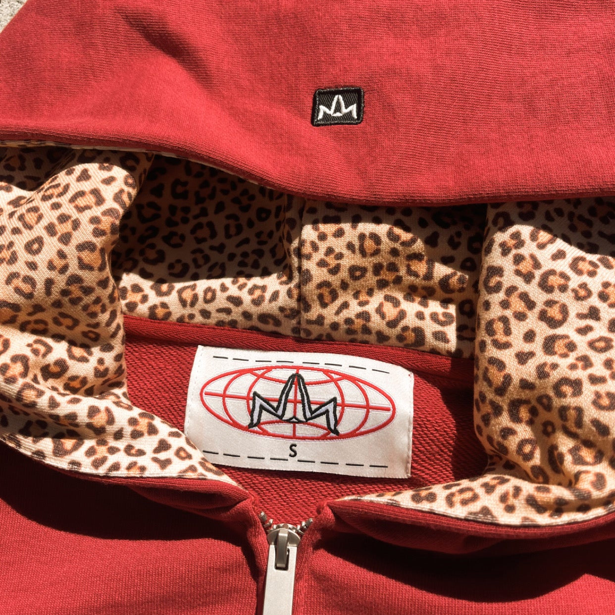 CHEETAH HOOD SWEATSHIRT